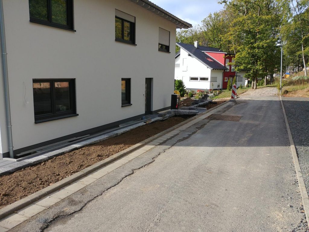 Mutterboden verfüllt